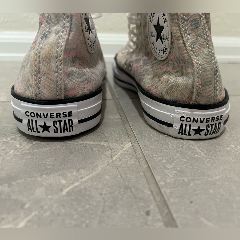GUC Converse Chuck Taylor All Star High Snake Print Pale Putty Women’s 9 - Picture 11 of 11